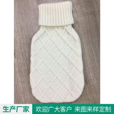 線熱水袋 圣誕雪花帶袖子心型工藝品多色提花 產(chǎn)品直銷